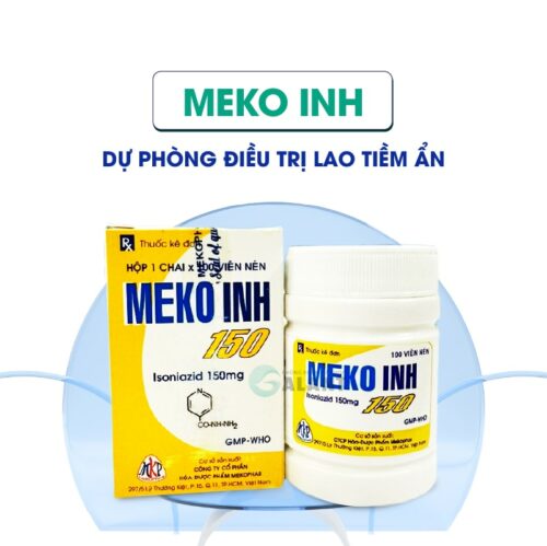 MEKO INH 150mg – Dự phòng lao tiềm ẩn ở người nhiễm HIV